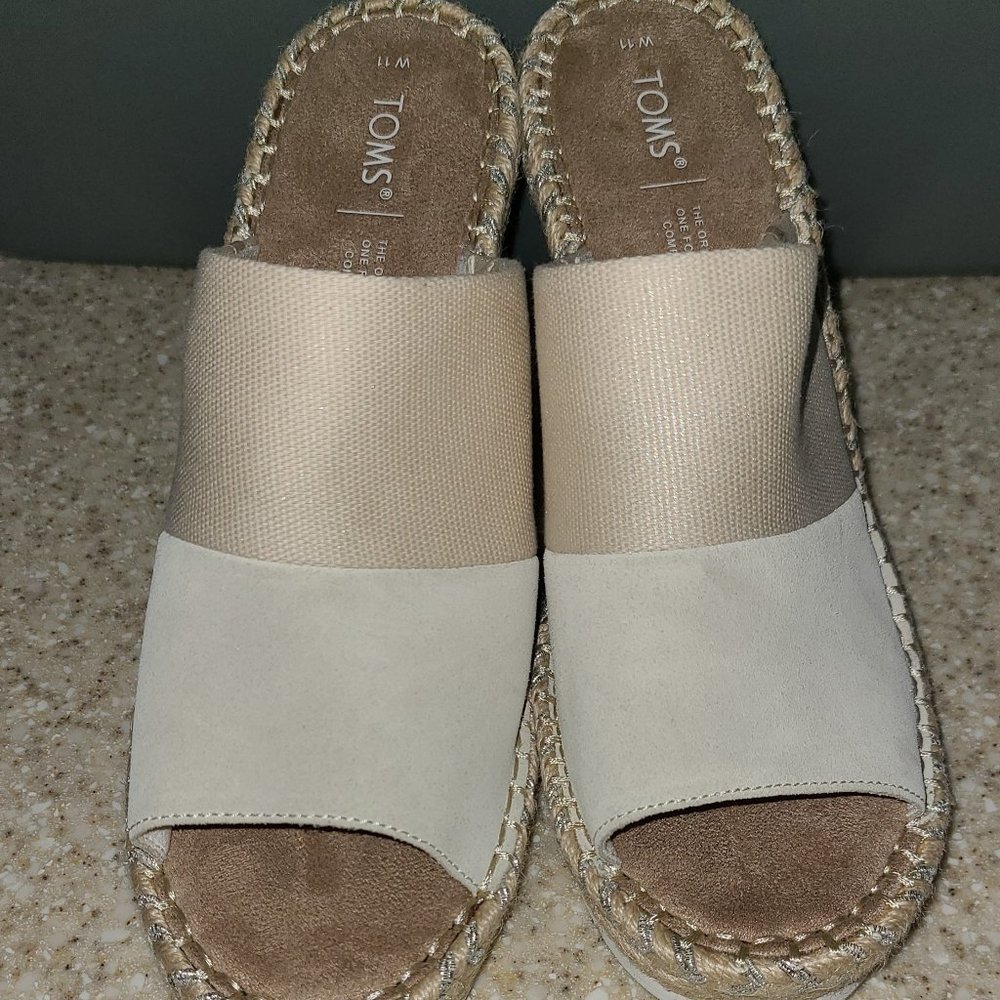 Wedge sandals.  Brand new.  Never Worn